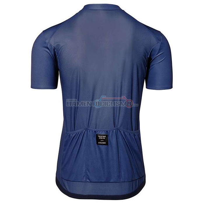 Abbigliamento Ciclismo Tour de France Manica Corta 2020 Spento Blu